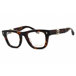 Roberto Cavalli VRC052 Eyeglasses Dark Havana Plastic Rectangular